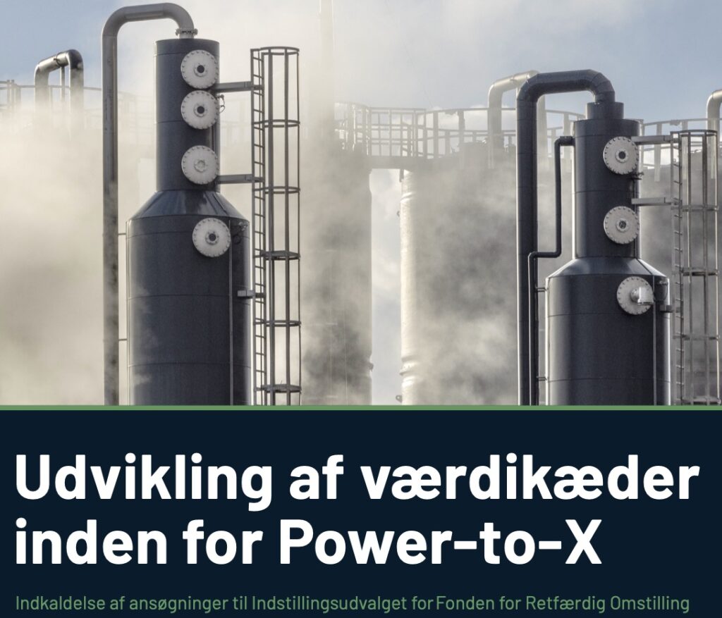 Udvikling af værdikæder inden for Power-to-X